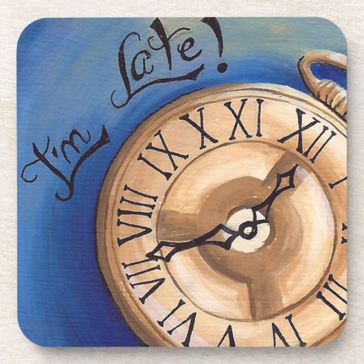 Ich bin später Untersetzer-Alice im Untersetzer (Vorderseite)