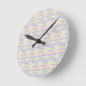 Ich bin Special Clock Runde Wanduhr (Winkel)