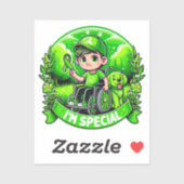 🌟 ich bin Special - Zerebral Palsy Bewusstsein De Aufkleber (Blatt)