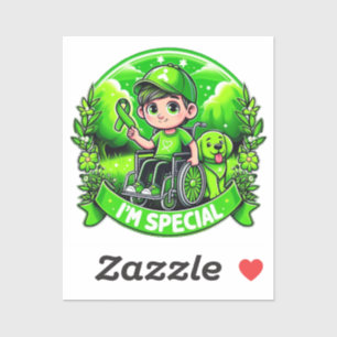 🌟 ich bin Special - Zerebral Palsy Bewusstsein De Aufkleber