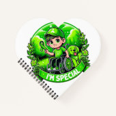 🌟 ich bin Special - Zerebral Palsy Bewusstsein De Notizblock (Vorderseite)