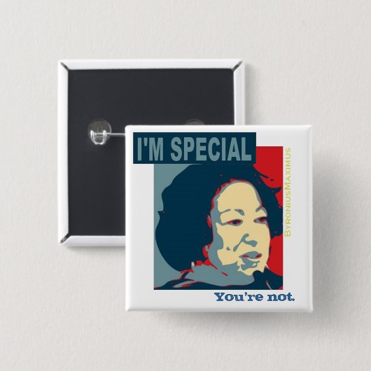 Ich bin. speziell. button (Vorne & Hinten)