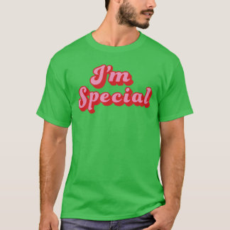 Ich bin speziell Retro-Vintage-Design sagt Ich bin T-Shirt