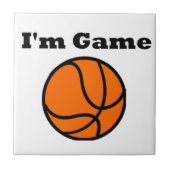 Ich bin Spiel (Basketball) Fliese (Vorderseite)