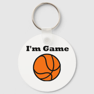 Ich bin Spiel (Basketball) Schlüsselanhänger
