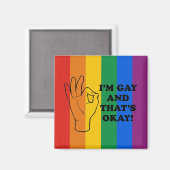 ICH BIN SPIEL UND DAS IST OK MAGNET (Vorderseite/Rückseite)