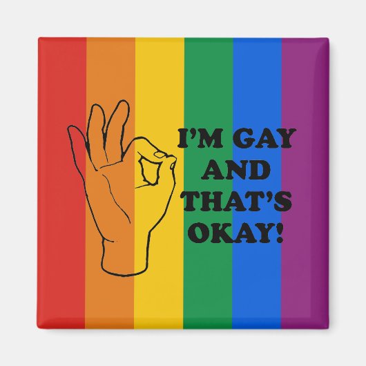 ICH BIN SPIEL UND DAS IST OK MAGNET (Vorne)