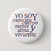 Ich bin SpiritBodyMindSoul Esp Button (Vorderseite)