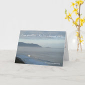 Ich bin sprachlos, Condolence Card Karte (Gelbe Blume)