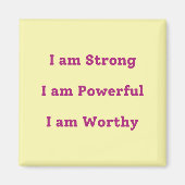 Ich bin ... Square Magnet (Vorne)