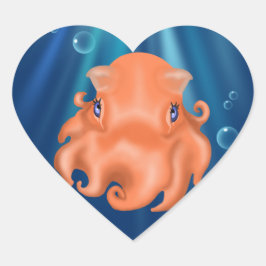 Ich bin Squishy Herz-Aufkleber