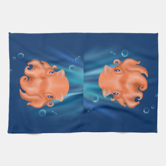 Ich bin Squishy Küchentuch (Horizontal)