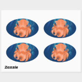 Ich bin Squishy Ovaler Aufkleber (Blatt)