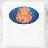 Ich bin Squishy Ovaler Aufkleber (Tasche)