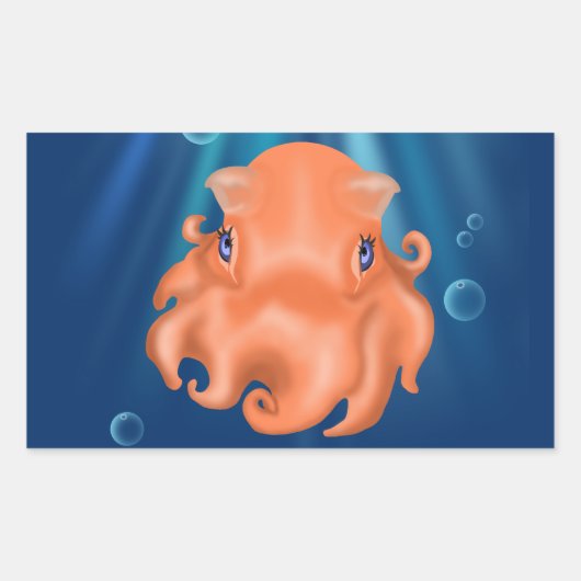 Ich bin Squishy Rechteckiger Aufkleber (Vorderseite)