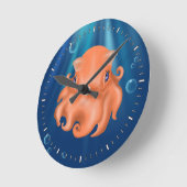 Ich bin Squishy Runde Wanduhr (Winkel)