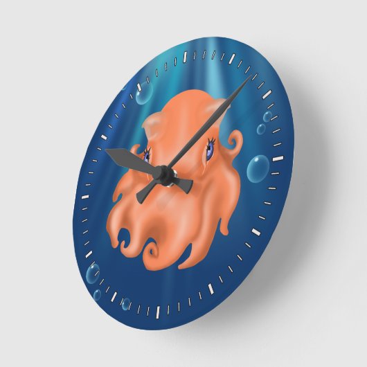 Ich bin Squishy Runde Wanduhr (Winkel)