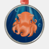 Ich bin Squishy Silbernes Ornament (Vorne)