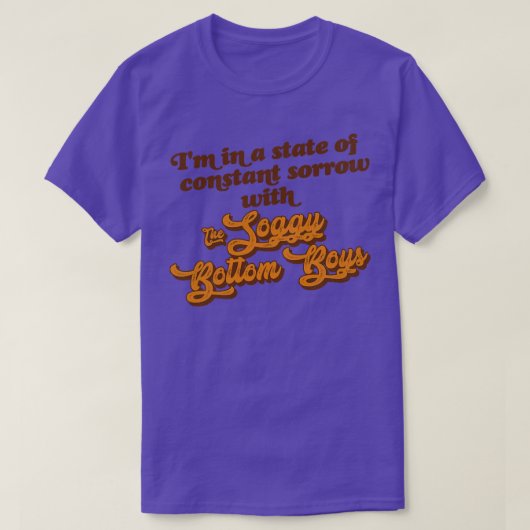 Ich bin ständig traurig mit den schluckigen Bottom T-Shirt (Design vorne)