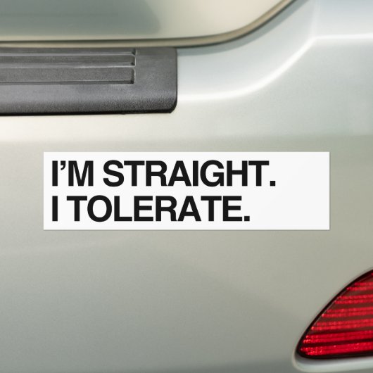 ICH BIN STARK. I TOLERATE - .png Autoaufkleber (Auf Auto)