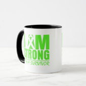 Ich bin stark, ich bin ein Überlebender des Non-Ho Tasse (Vorderseite Links)
