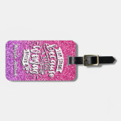 ICH BIN STARK, WEIL EINE STARKE FRAU MICH AUFGEHT GEPÄCKANHÄNGER (Vorderseite horizontal)