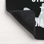 Ich bin stärker als Diabetes - Niedliche Typ-Eins- Mousepad (Ecke)