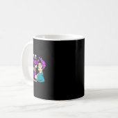 Ich bin stärker als Epilepsie Warrior Epilepsy Awa Kaffeetasse (Vorderseite Links)