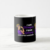 Ich bin stärker als Epilepsie Warrior Epilepsy Awa Kaffeetasse (Mittel)