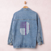 Ich bin stärker als Lupus #nevergiveup Lupus Aware Jeansjacke (Hangar)