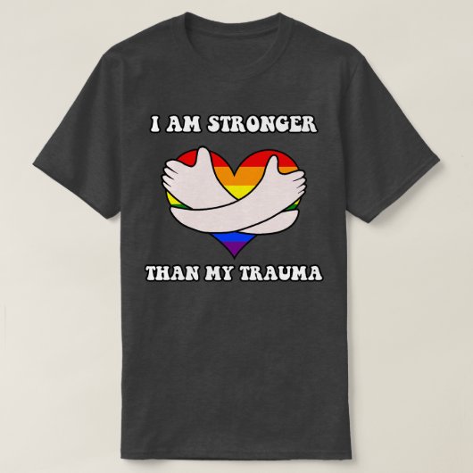 Ich bin stärker als mein Trauma T-Shirt (Design vorne)
