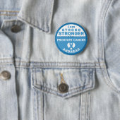 Ich bin stärker als Prostatakrebs Button (Beispiel)