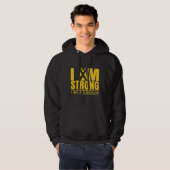 Ich bin starker - ich bin ein Überlebender - Hoodie (Vorne ganz)