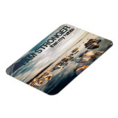 "Ich bin stärker" Motivation Affirmation Flexibel Magnet (Linke Seite)