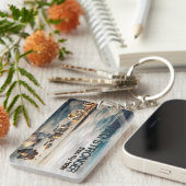 "Ich bin stärker" Motivation Affirmation Schlüsselanhänger (Vorderseite rechts)