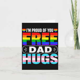 Ich bin stolz auf dich Papa Umarme lgbt lgbtq schw Karte