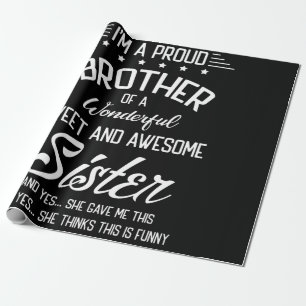Ich bin stolz auf einen wunderbaren Phantastischen Geschenkpapier