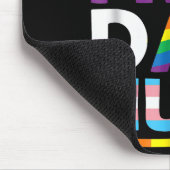 Ich bin stolz auf euch Vater Hugs LGBT Pride Aware Mousepad (Ecke)