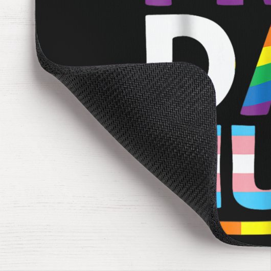Ich bin stolz auf euch Vater Hugs LGBT Pride Aware Mousepad (Ecke)