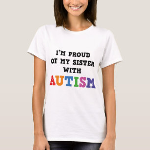 Ich bin stolz auf meine Schwester mit Autismus T-Shirt