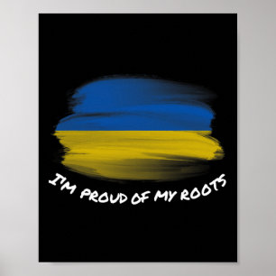 Ich bin stolz auf meine Wurzeln - Vintage Ukraine- Poster