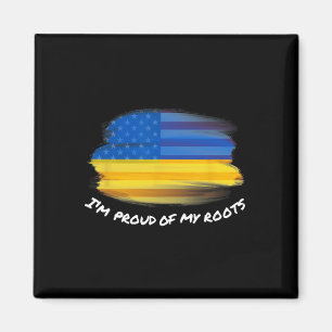 Ich bin stolz auf meine Wurzeln - Vintage Ukrainis Magnet