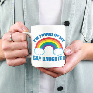 Ich bin stolz auf meinen LGBTQ-Mama-Vater meiner H Kaffeetasse