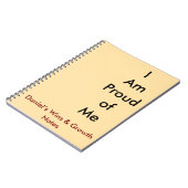 Ich bin stolz auf mich, Custom emotivity Journal Notizblock (Linke Seite)