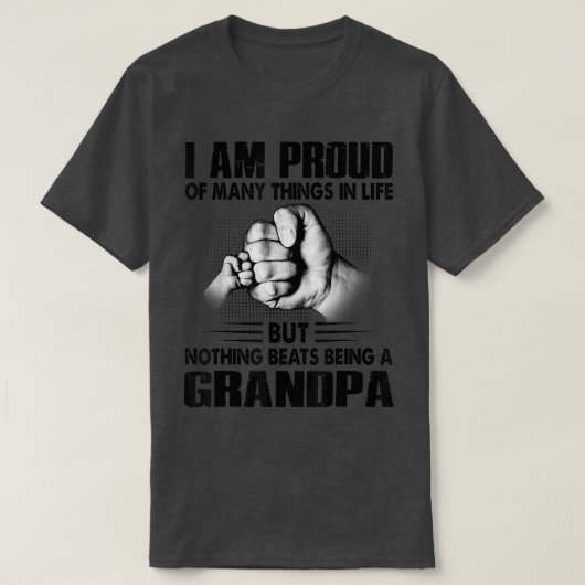 Ich bin stolz auf viele Dinge, die das Leben nicht T-Shirt (Design vorne)