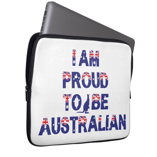 Ich bin stolz, Australier zu sein Laptopschutzhülle (Vorne Rechts)