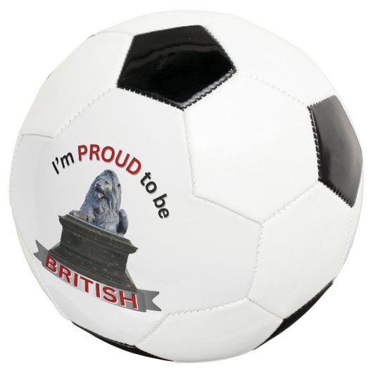 Ich bin stolz, Brite zu sein Fußball (Dreiviertel)