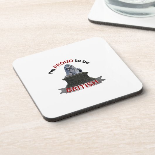 Ich bin stolz, Brite zu sein Getränkeuntersetzer (Linke Seite)
