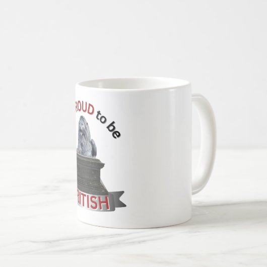 Ich bin stolz, Brite zu sein Kaffeetasse (VorderseiteRechts)
