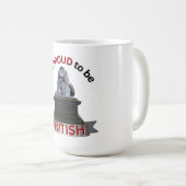 Ich bin stolz, Brite zu sein Kaffeetasse (VorderseiteRechts)